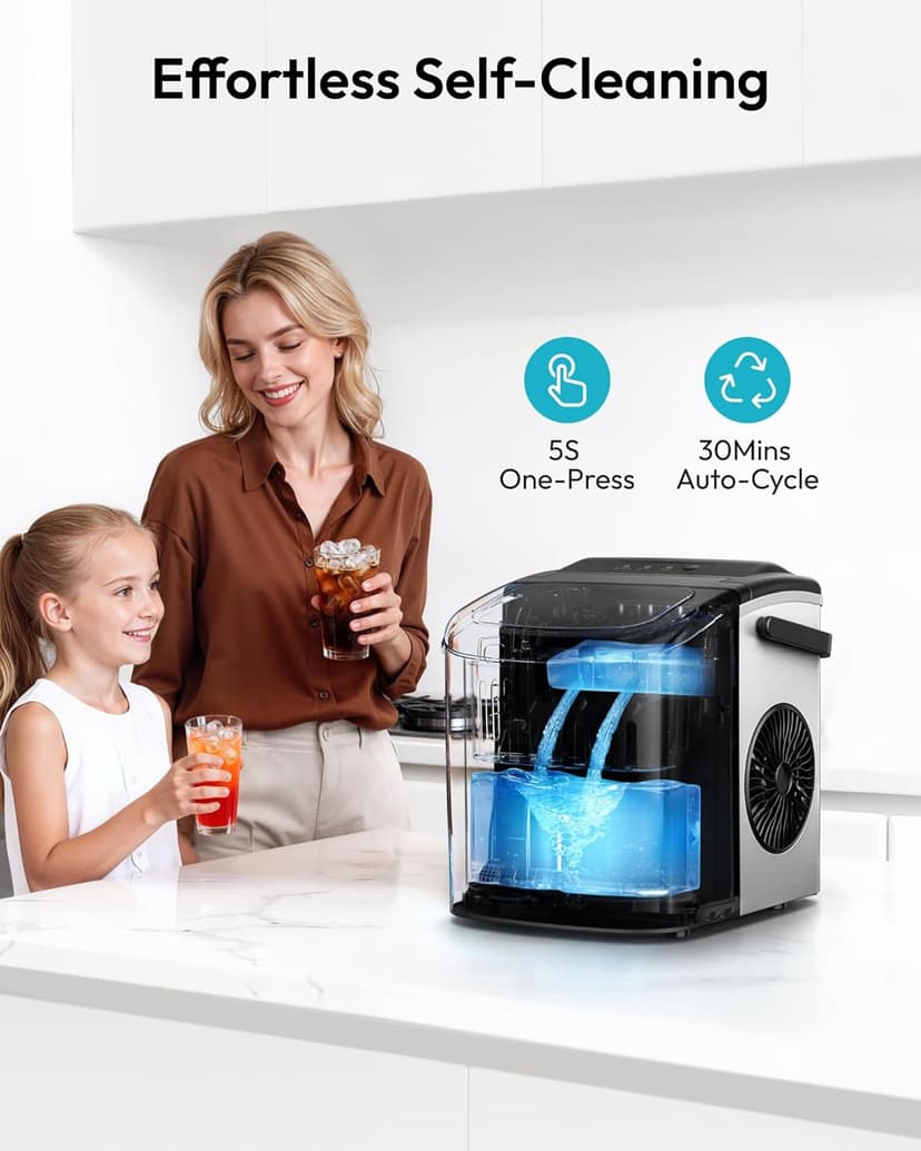 EUHOMY Ice Maker Machine