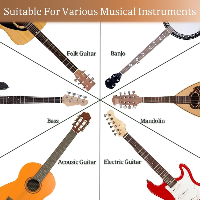 Onmiwod Guitar Wall Mount, Auto Lock Black Walnut Wood Guitar Hanger, Guitar Wall Hangers, Guitar Holder Hook Wall Stand for Classical, Acoustic, Electric Guitar, Bass, Gift for Guitar Player