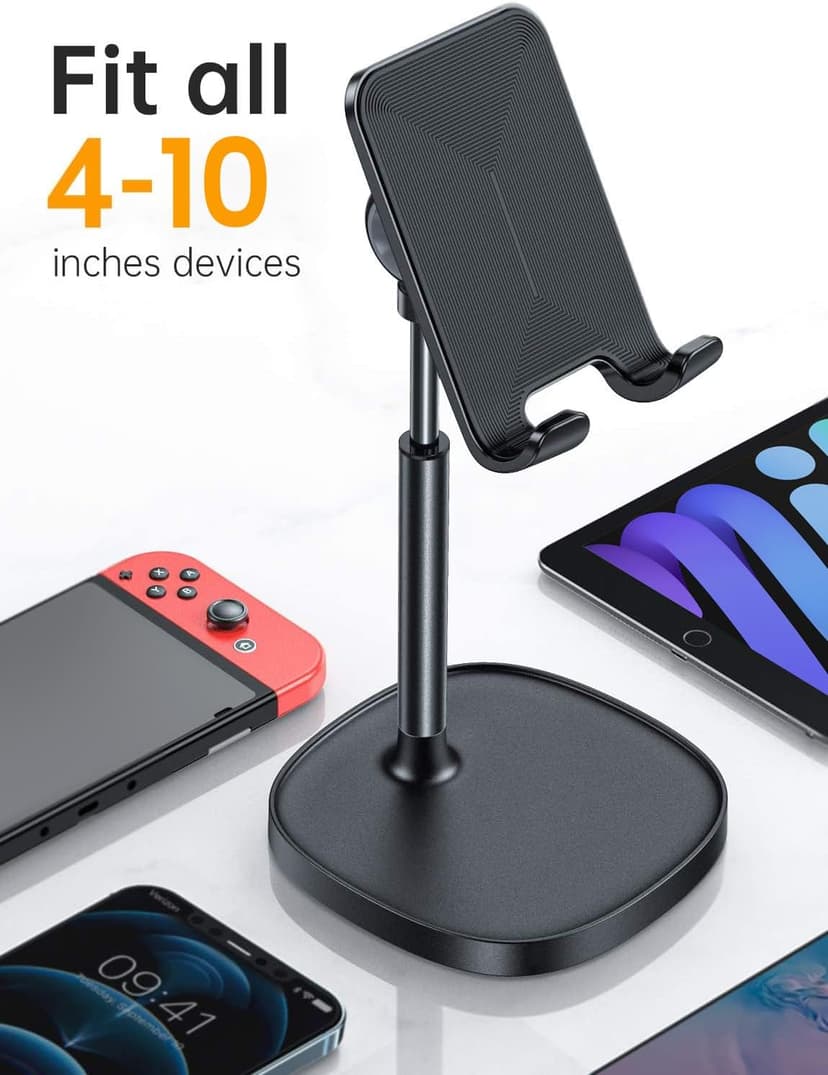 Office Gifts for Women, iPhone Stand, Gadgets for Men, Office Decor, Gaming Desk Accessories for Samsung Fold 8, Switch, iPad LISEN Cell Phone Stand Phone Holder for Desk, Office Decor Gadgets for Men B07Z82895W