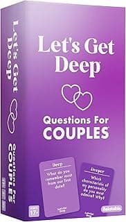 Let's Get Deep by Relatable, A Question Card Game for Couples, Great for Date Night Ideas, Holiday Couples Gifts, and Long Distance Relationship Gifts, Includes 200 Cards to Build Up Intimacy