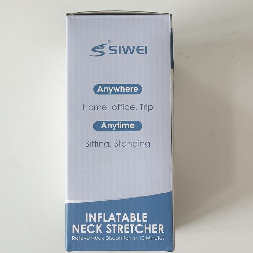 S Cervical Neck Traction Device for Instant Neck Pain Relief - Inflatable & Adjustable Neck Stretcher Neck Support Brace, Neck Traction Pillow for Home Use Neck Decompression