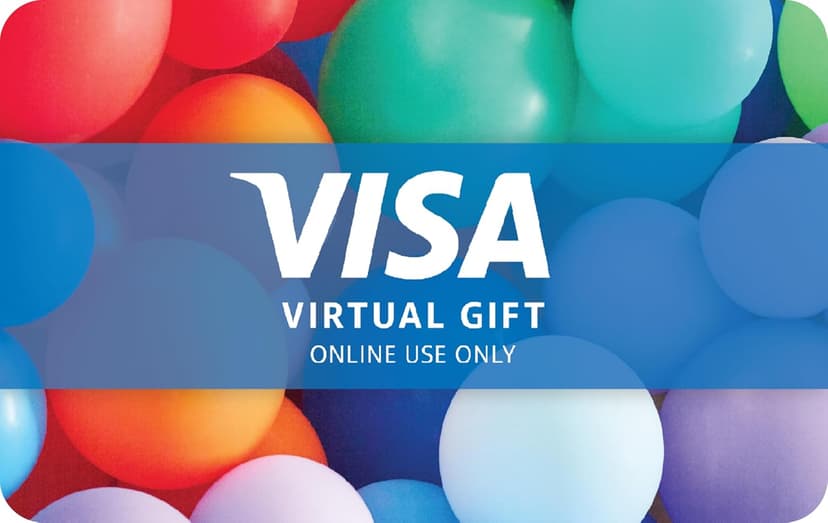 $100 (plus $5.95 Purchase Fee) - For Online Use Only Visa Virtual eGift Card B0DG8FDNBK