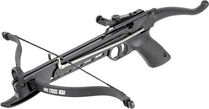Crossbow Self-Cocking 80 Lbs with Adjustable Sight and Total of 27 Aluminim Arrow Bolt Set