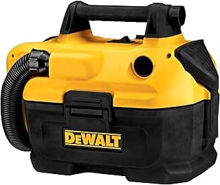 DEWALT 20V MAX Cordless Shop Vac, Wet Dry Vacuum Cleaner, Portable 2 Gallon Wet Dry Vac, Strong Suction Shop Vacuum with Hepa Filter, Tool Only (DCV580H)
