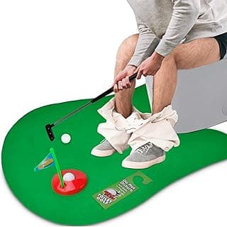 Funny Gag Mini Golf Toy for Dad - Fathers Day, Birthday, Christmas, Valentines Gifts for Men, Husband, Boyfriend, Him