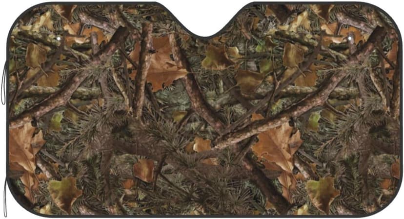 Camouflage Hunting Car Windshield Sunshade Front Window Sun Visor Protector Foldable Shield Cover for Truck SUV