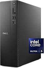 Dell Slim Desktop ECS1250 - Intel Core Ultra 5-225 Processor, Intel UHD Graphics, 16GB Memory, 512GB M.2 SSD, 3.0 SD Card Reader, Dell Wired Keyboard and Mouse, Windows 11 Home, Onsite+Migrate Service