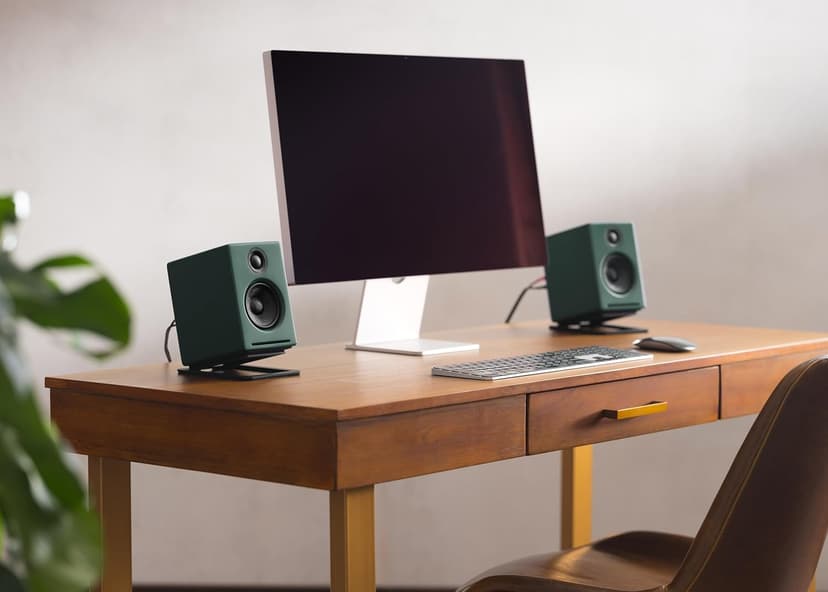 Audioengine A2+ Desktop 24 Bit Limited Edition Wireless Bluetooth Desktop Speakers - 60W Computer Speakers for Music and Gaming Accessories