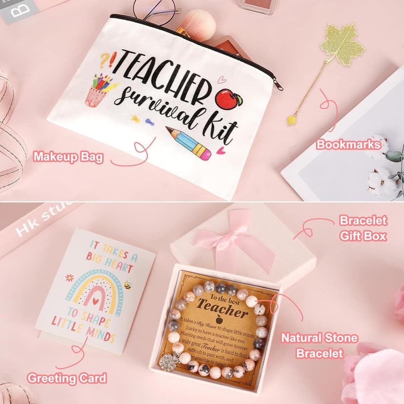 Best Teacher Appreciation Gifts for Women, Back to School, Christmas, Thank You Gifts for New Teacher-20 oz Tumbler Set -Green