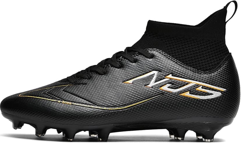 NINIKUA Mens Soccer Cleats Outdoor Professional Training Turf Football Boots Lightweight Breathable Youth Boys Athletic Training Sneakers for AG/FG