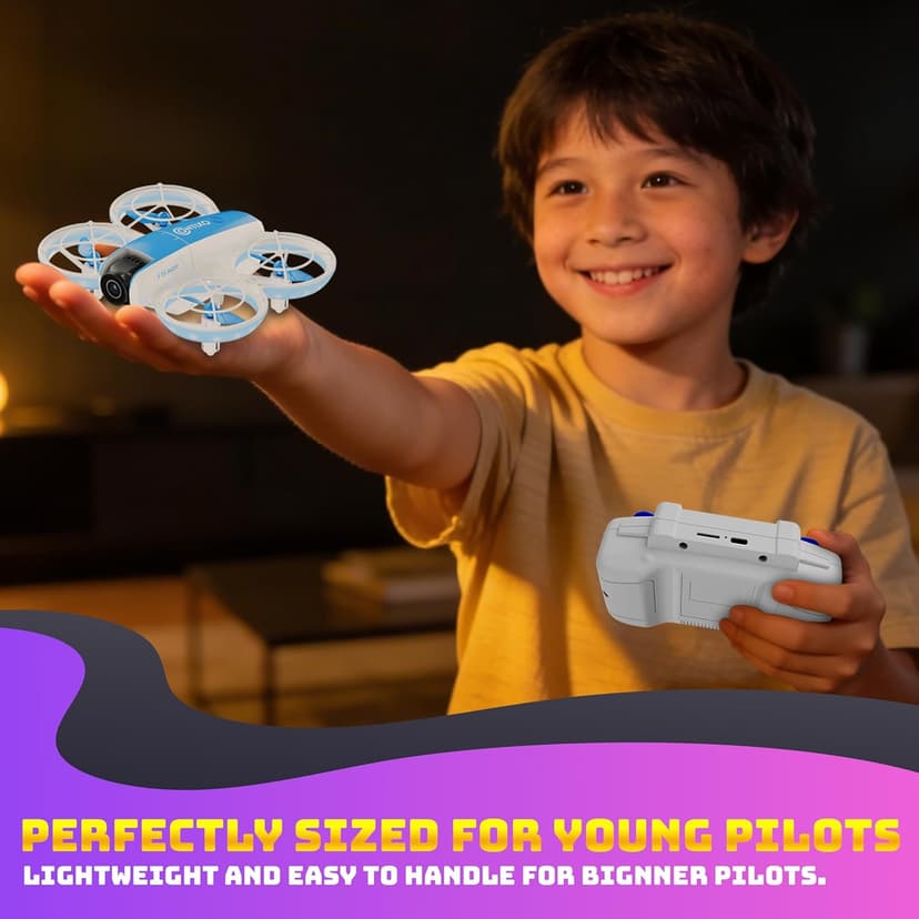 Contixo F15 Astro Mini Drone with 2.4" Screen Remote – 720P HD Dual Camera, Live Video Display, Optical Flow Hover, One-Key Takeoff/Landing, 360° Stunts, 2 Batteries, Beginner Drone for & Adults