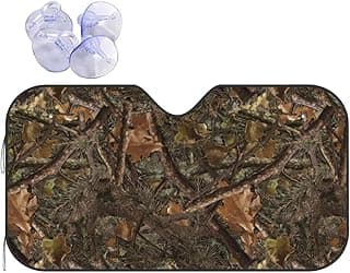 Camouflage Hunting Car Windshield Sunshade Front Window Sun Visor Protector Foldable Shield Cover for Truck SUV