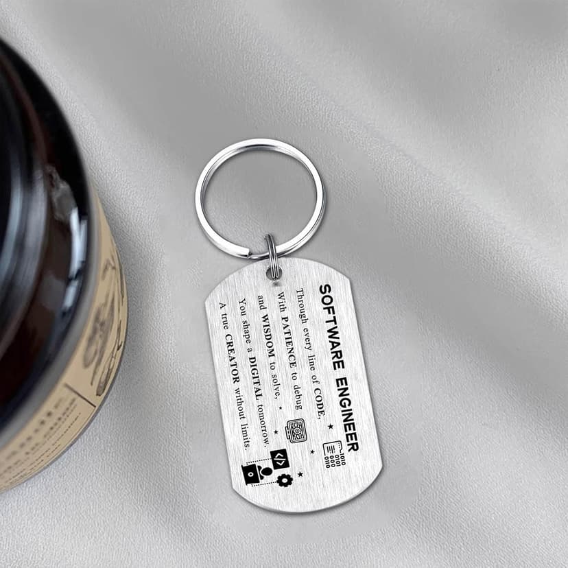 Engineer Gifts - Engineering Keychain for Mechanical Software Electrical Engineer - Engineering Student Professor