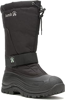Kamik Greenbay 4 Men's Winter Boot - Waterproof Shoes for Men - Removable Liner & Winter Shoes - Traction Grip Snow Boots - -40°C Temperature Rating - Thermal Guard Liner