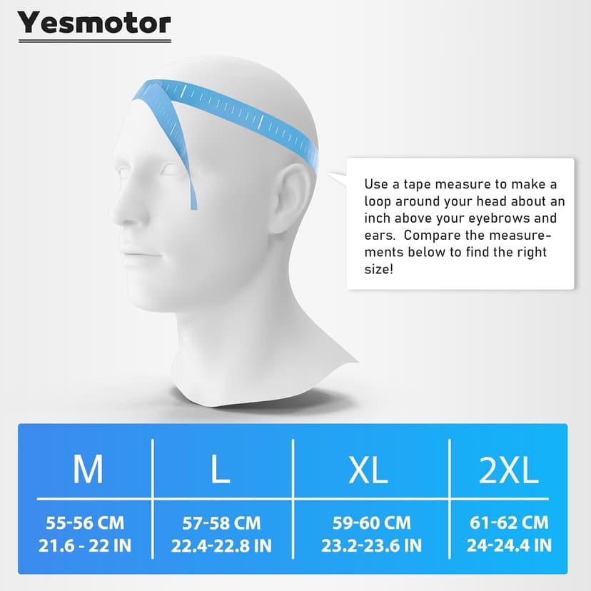 Yesmotor Motorcycle Half Helmet Retro German Handmade Leather Half Face Quick Release Buckle & Goggles - DOT Approved (Dark Brown, L)