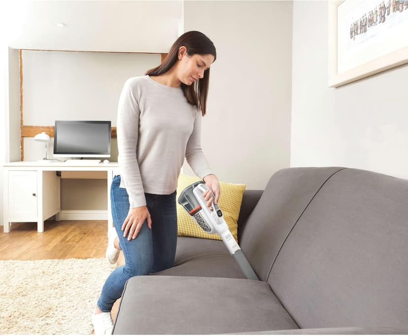 BLACK+DECKER Dust Buster Hand Held Vacuum Cordless Rechargeable, Portable Vacuum for Car, Extended Runtime, Powerful Suction, Extra Long Crevice Tool, AdvancedClean+ (HHVK320J10)