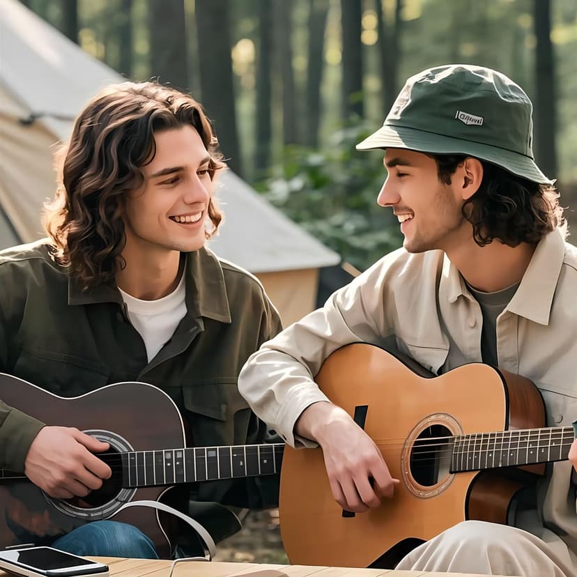 Qivorimith Guitar Strap,Acoustic Electric Guitar With 3 Pick Holders and 6 PCS Picks Guitar Accessories,Available for All Guitars