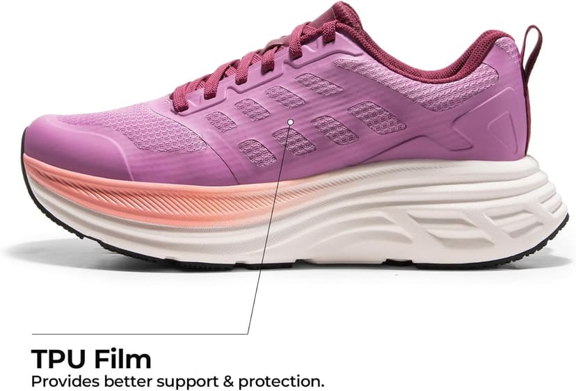 NORTIV 8 Women's Walking Shoes Cushion Running Tennis Shoes ActiveFloat Non-Slip Comfortable Breathable Workout Gym Sports Athletic Fashion Sneakers