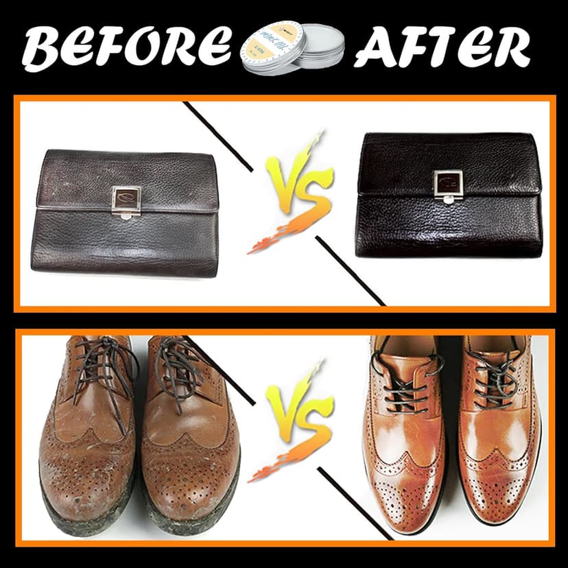 NICOLEKAY Mink Oil for Leather Boots, Leather Conditioner and Cleaner 3.52 oz-All-Natural Waterproof Soften and Restore Shoes