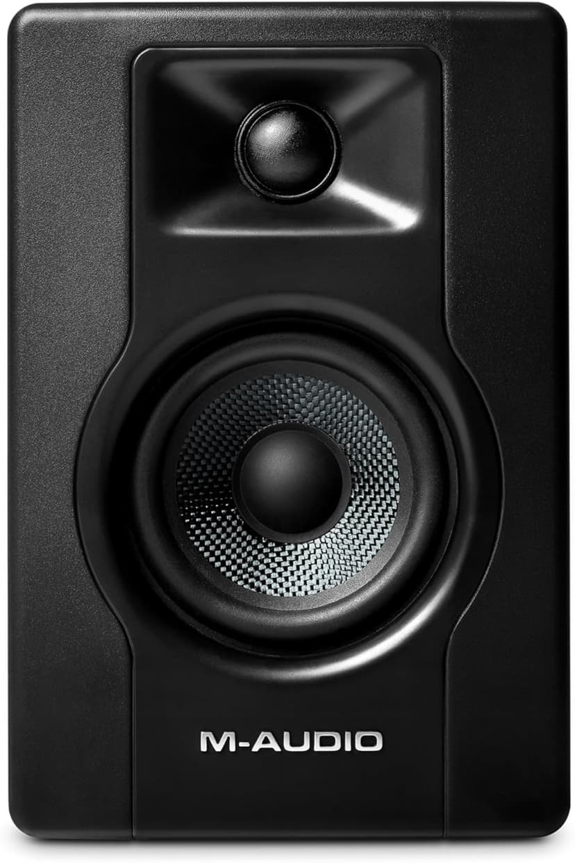 M-AUDIO BX3 Pair 3.5" Wired Studio Monitors and PC Speakers for Recording and Multimedia with Music Production Software