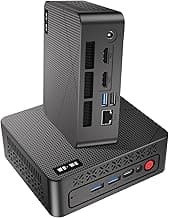 wo-we P6 AMD Ryzen 5 3550H Gaming Mini PC (Beats N150/N100/N97),16GB RAM 512GB SSD 4C/8T,4K Triple Displays, Light Gaming Mini Computers Home Theater Office Business Education