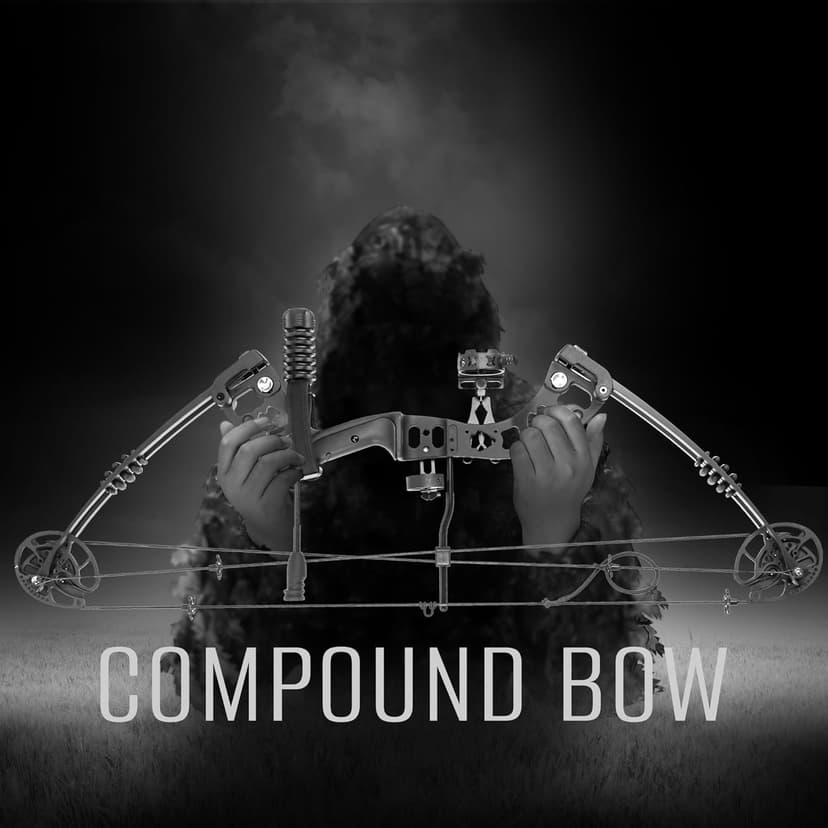 Compound Bow Kit Adjustable for Outdoor Use & Target Practice, 30-70lbs Archery Set with Carbon Arrows and Accessories