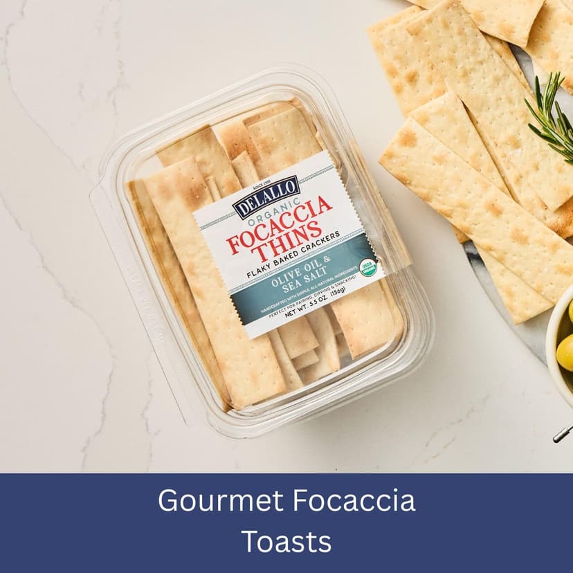 DeLallo Deluxe Italian Gift Basket, Includes Full-Size Pasta, Imported Olive Oil, Biscotti, Aged Balsamic, FocacciaToasts, Gourmet Gift Baskets for Adults, Perfect Holiday Food Gift Basket for Christmas