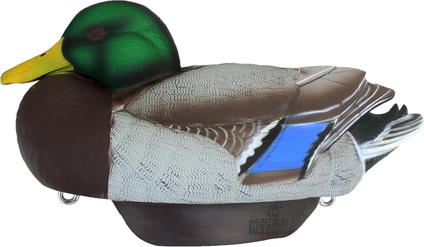 Mallard Duck Decoys by Heyday – Ultra-Light 100% HydroFoam | Durable, Realistic Design | 6 Pack of Duck Hunting Decoys