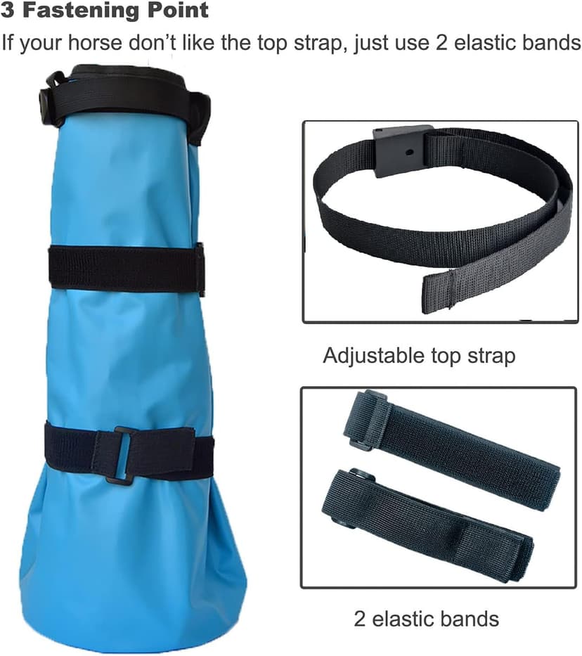 yeezo Hoof Soaking Boot Horse Soaker Hooves Treatment Bag with EVA Pad 1 Pair