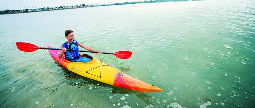 Perception Prodigy XS | Sit Inside Kayak For Kids and Petite Paddlers | Recreational Kayak for All Day Fun