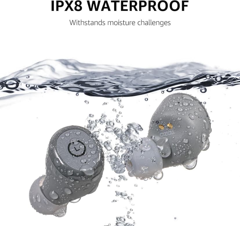 TOZO T10 Wireless Earbuds Bluetooth 5.3 Headphones, App Customize EQ, Ergonomic Design, 55H Playtime, Wireless Charging Case, IPX8 Waterproof Sound in-Ear Headset, New Version