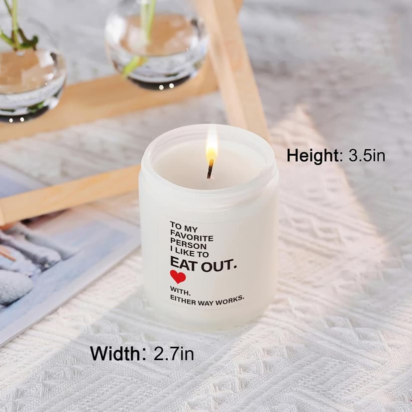 Funny Girlfriend Wife Gift, Gift for Her, Birthday Valentines Day Christmas Anniversary Present from Him, Boyfriend, Husband- 9oz Lavender Scented Candles B0F93WFHDN