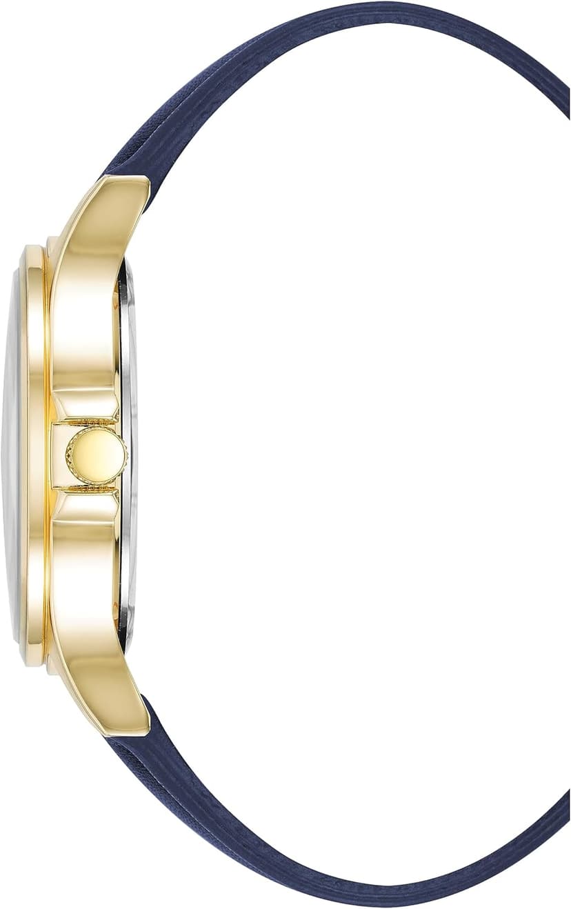 Amazon Essentials Men's Easy to Read 42mm Leather Band Analog Watch