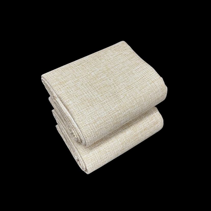 Upholstery Fabric for Chair Sofa Couch Repair, Faux Linen Needlework Fabric 2 Yards x 57 Inch