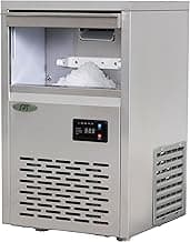 SPT SZB-22 44-lb Automatic Flake Ice Maker in Stainless Steel with Inline Water Filter