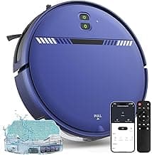 XIEBro Life Robot Vacuum and Mop Combo, Vacuum Robot 2 in 1 with WiFi/App/Voice, Schedule, Water Tank and Dustbin, Self-Charging, Slim, Ideal for Hard Floor, Pet Hair, Carpet