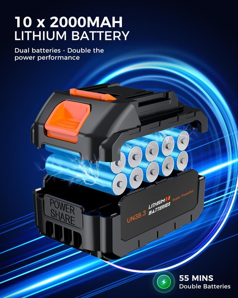 Car Vacuum Portable Cordless,35000PA High Power Suction & Blower, Cordless Handheld Vacuum Cleaner for Car, Home, Office, Pet(Stellar Black)