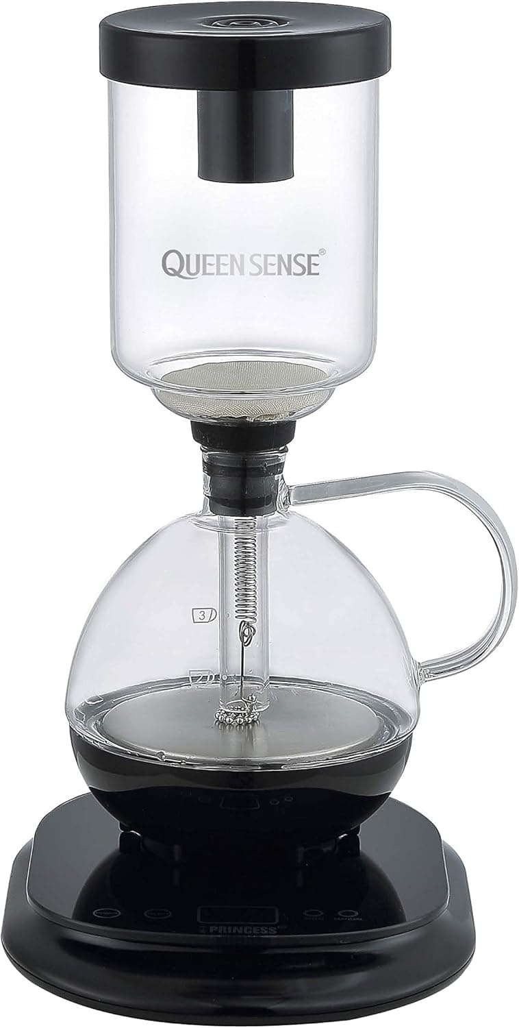 [Factory Store] QUEEN SENSE Patented Siphon/Syphon Coffee Maker Electric Vacuum Coffee Pot CM0601 (Siphon Coffee Maker)