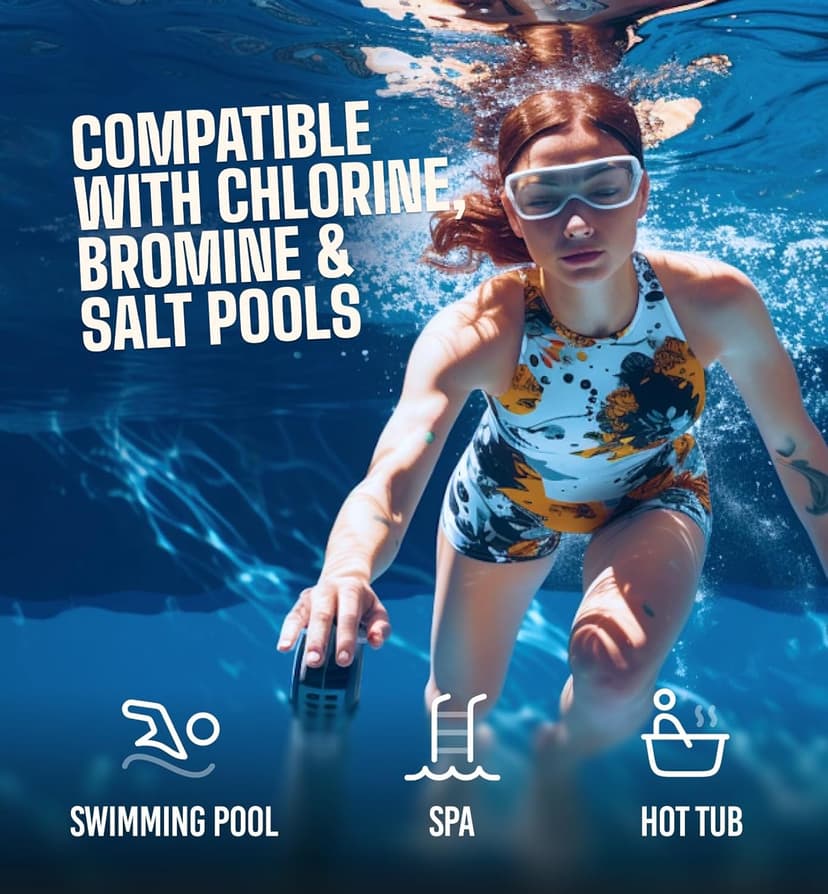 162 Pcs 7-Way Hot Tub, Spa & Pool Test Strips - Accurate Readings in 15 Seconds