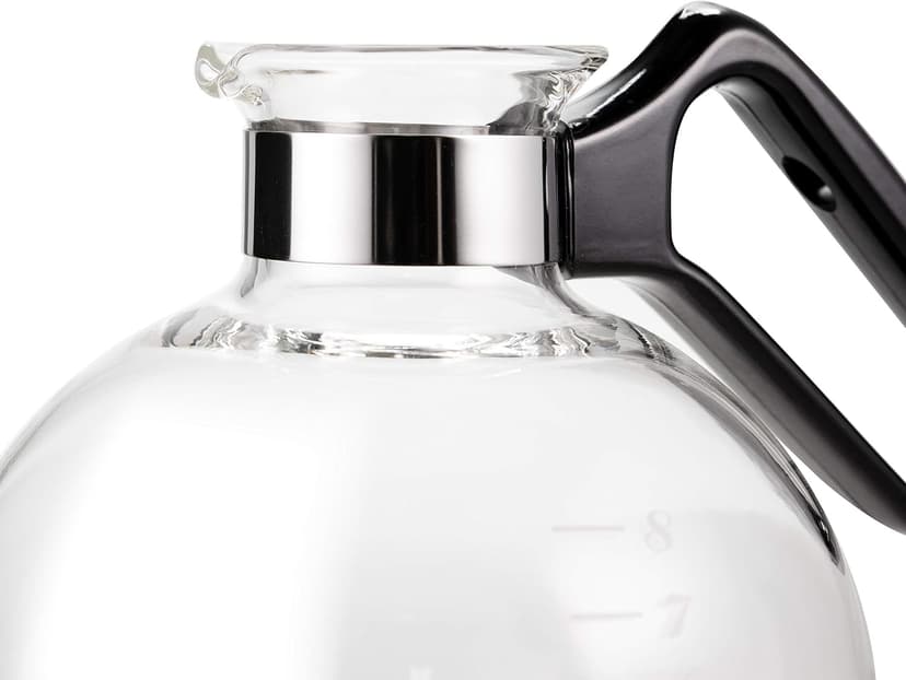 Yama Glass 8-Cup Stovetop Siphon Coffee Maker, 24 Oz Vacuum Brew, Heat-Resistant Borosilicate Glass