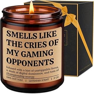 Gamer Gifts for Video Game Lover, Cool Christmas, Birthday Gifts for Gamer Boyfriend, Son, Husband, Dad, Girl, Gaming Stuff LEADO Video Game Candle - Gifts for Gamers Men, Gaming Gifts for Women, Boy B0FY1HKB8B