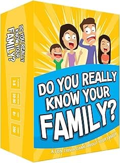 Do You Really Know Your Family? A Fun Family Game Filled with Conversation Starters and Challenges - Great for Kids, Teens and Adults
