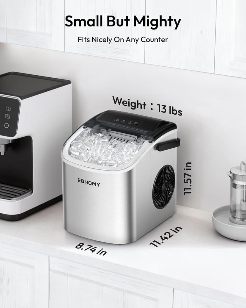 EUHOMY Ice Maker Machine