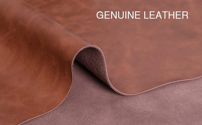 NANRUIL for Ipad Pro 13-inch Case M4/M5 2024/2025(Model:A3360/A3361/A2925/A2926) Genuine Leather Cover Protective Shell,Auto Wake/Sleep.Brown