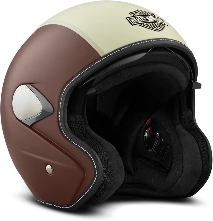 Harley-Davidson Mason's Yard Sun Shield S05 3/4 Helmet with Drop Down Sun Visor - 98177-18VX