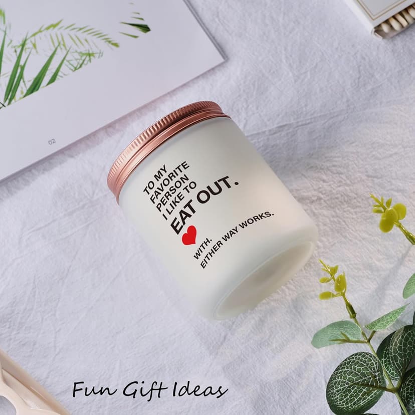 Funny Girlfriend Wife Gift, Gift for Her, Birthday Valentines Day Christmas Anniversary Present from Him, Boyfriend, Husband- 9oz Lavender Scented Candles B0F93WFHDN