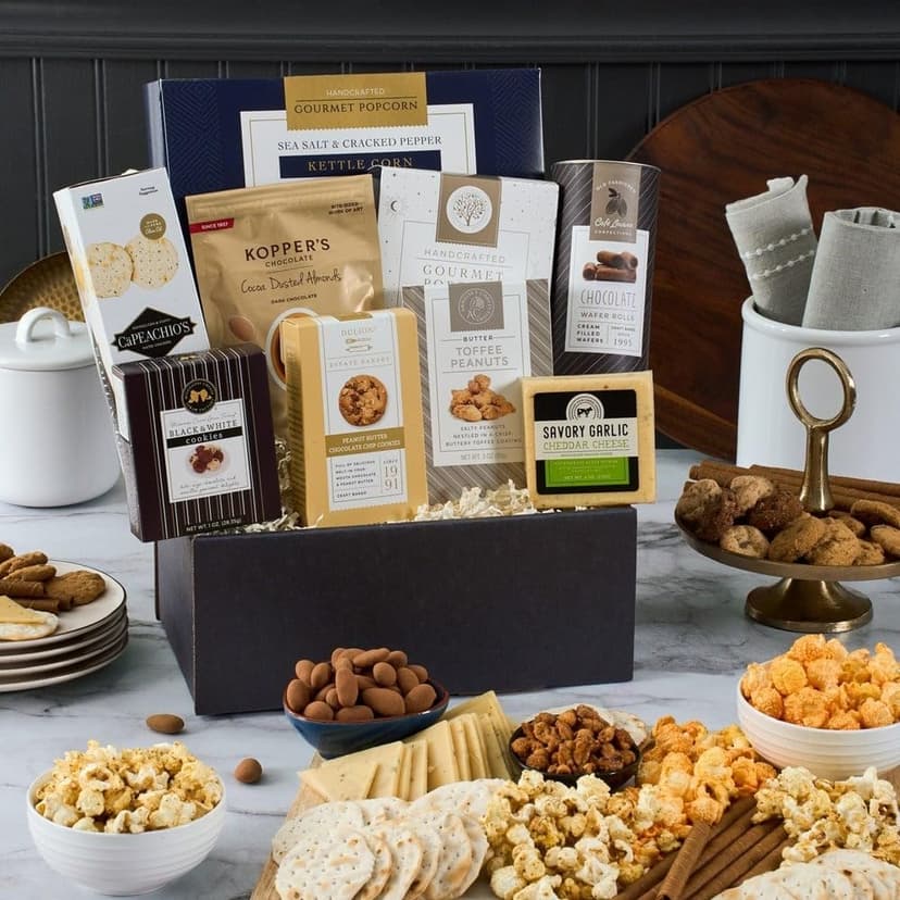 Snack and Chocolate Gift Basket Classic - Gourmet Food Gift by GourmetGiftBaskets.com
