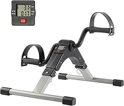 Under Desk Exercise Bike Pedal Exerciser – Mini Stationary Cycle with Adjustable Resistance, Calorie Tracker & Foldable Design – Compact Pedal Machine for Home, Office, or Physical Therapy by Wakeman