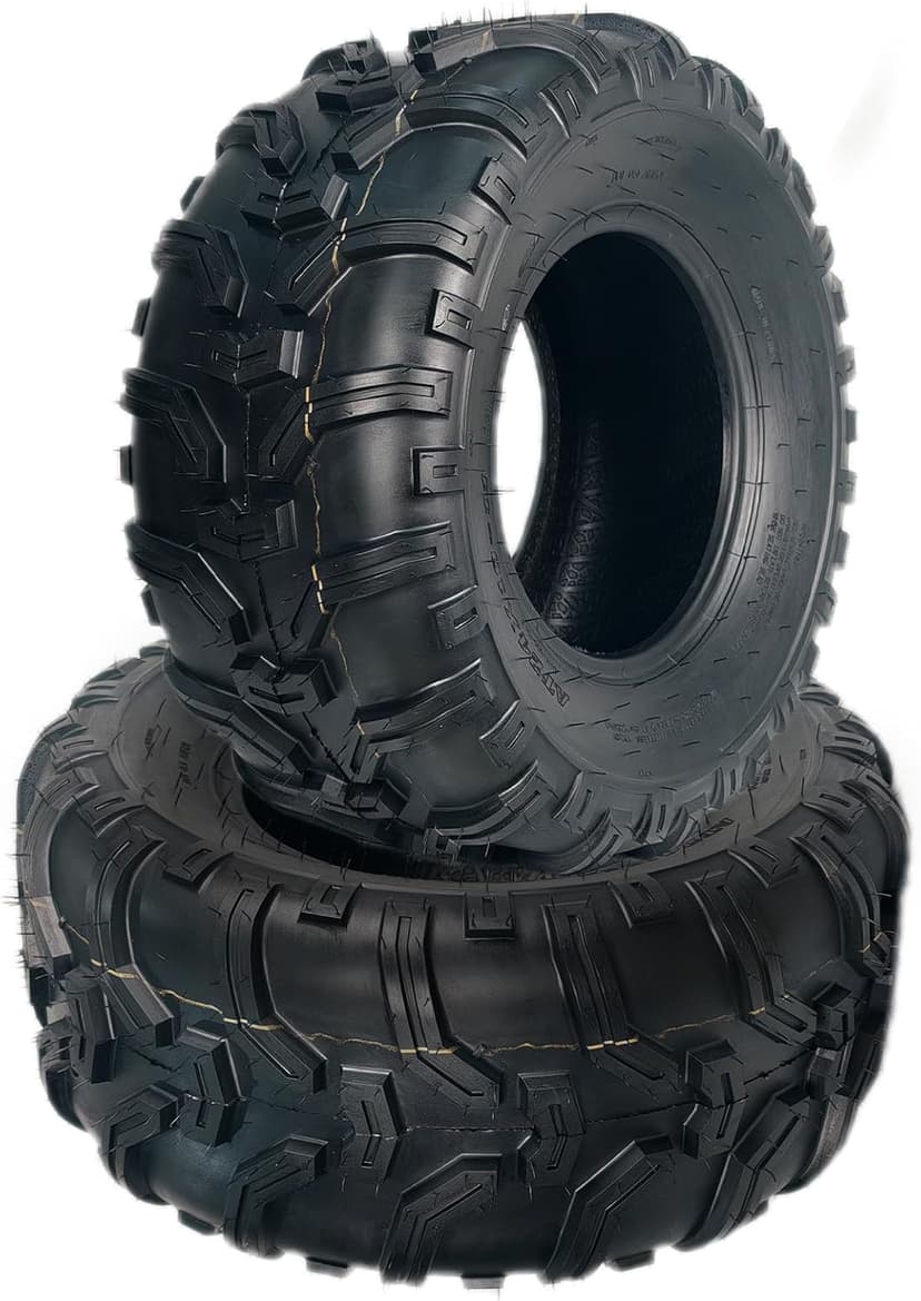 Garvee 2 Pack 24x10-11 ATV UTV Tires 4-Ply All-Terrain Tubeless Tires for Daily Work, Hunting & Recreational Riding on ATV, UTV, Quad and 4 Wheeler