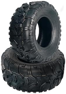 Garvee 2 Pack 24x10-11 ATV UTV Tires 4-Ply All-Terrain Tubeless Tires for Daily Work, Hunting & Recreational Riding on ATV, UTV, Quad and 4 Wheeler